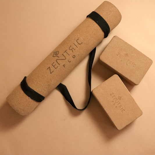 ZF Cork Yoga Set